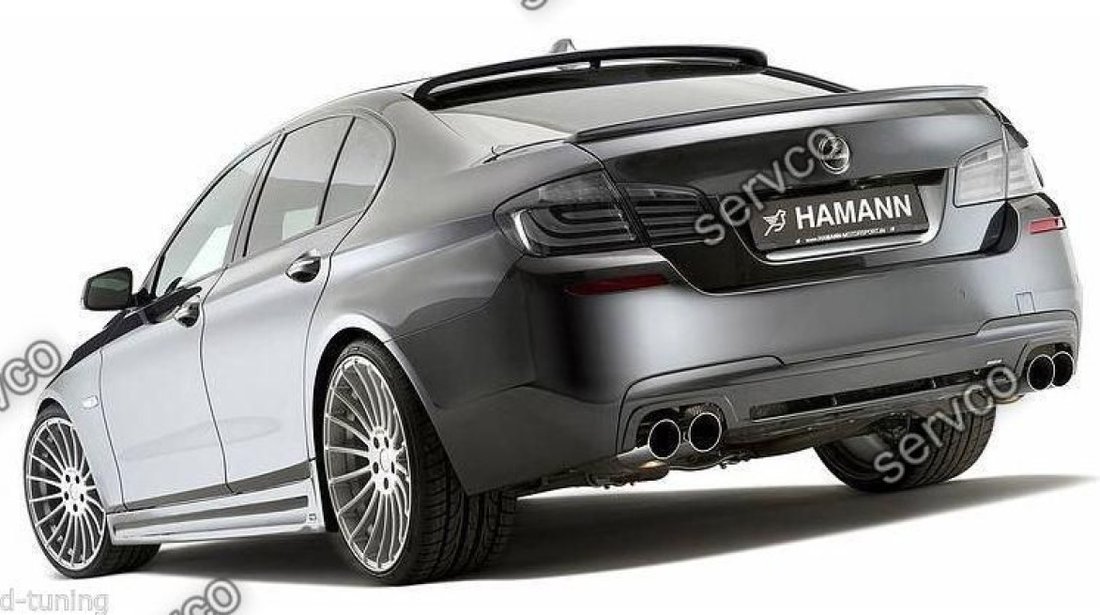 Difuzor bara spate tuning spoiler sport  BMW F10 F11 Seria 5 Hamann Mpack Aero 2011-2016 v2