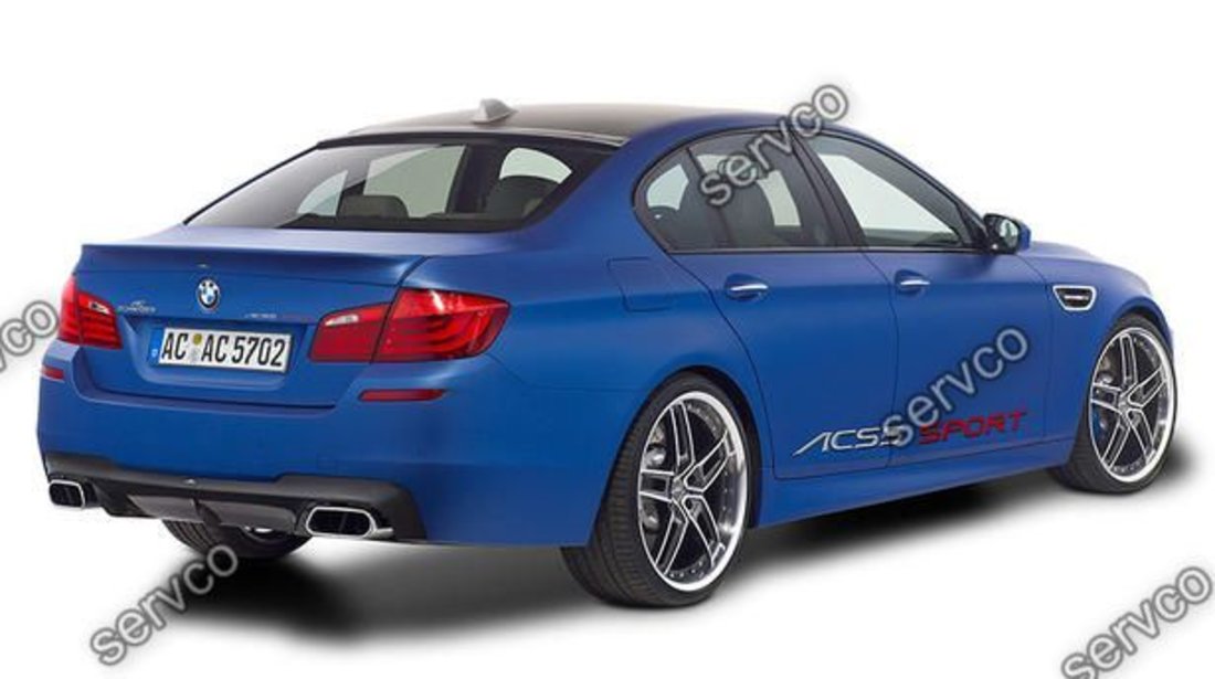 Difuzor bara spate tuning sport BMW F10 F11 Seria 5 ACS AC SCHNITZER Mpack Aero v3