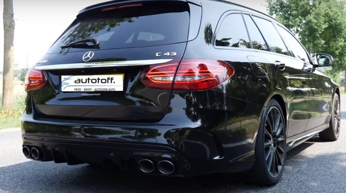 Difuzor C43 AMG Mercedes W205 S205 (14-20) Full Black