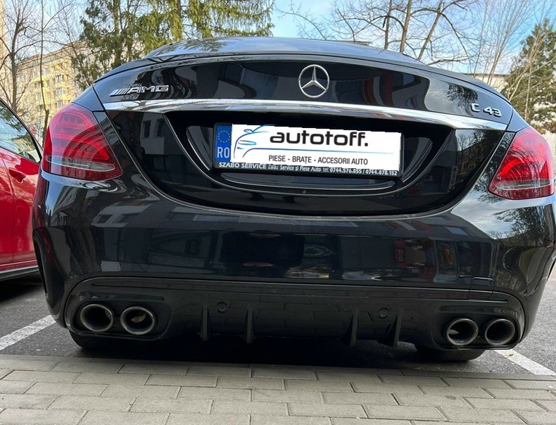 Difuzor C43 AMG Mercedes W205 S205 (14-20) Full Black