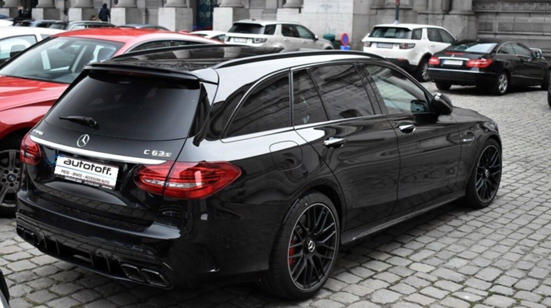 Difuzor C63 AMG Mercedes W205 S205 (14-20) Full Black