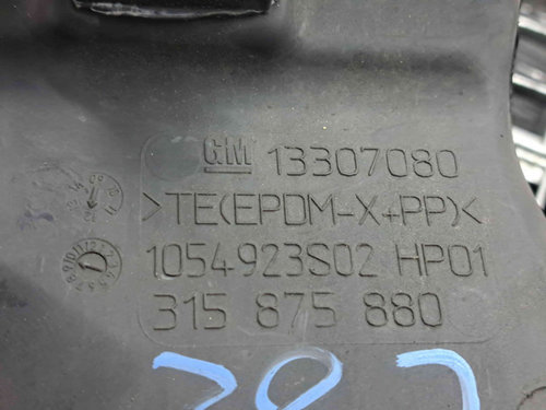 Difuzor captare aer Opel Astra J [Fabr 2009-2015] 13307080