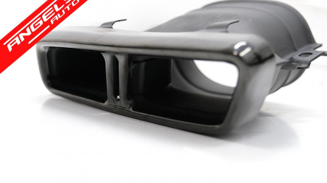 Difuzor cu tobe Negre Mercedes GLC X253 SUV 2015-Up Night Package Look