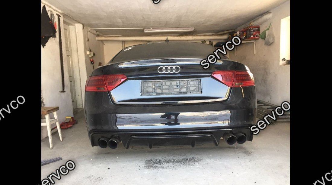 Difuzor DTM S5 Sline bara spate audi A5 8T Coupe Cabrio Rs5 2012-2016 v6