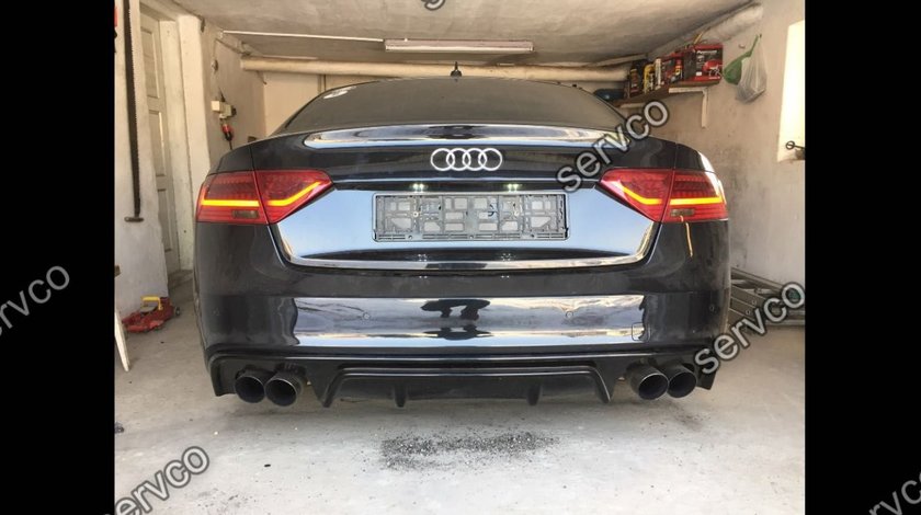 Difuzor DTM S5 Sline bara spate audi A5 8T Coupe Cabrio Rs5 2012-2016 v6