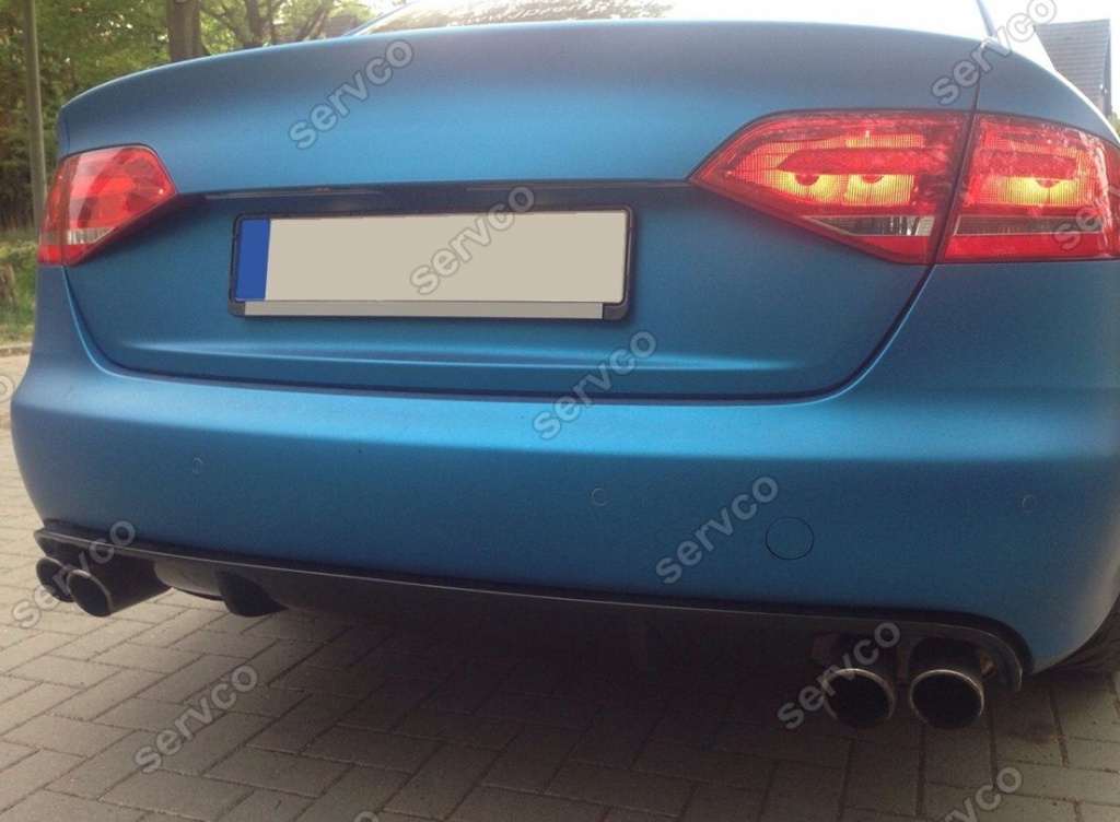 Difuzor evacuare bara spate Audi A4 B8 8K S4 RS4 S line ver4