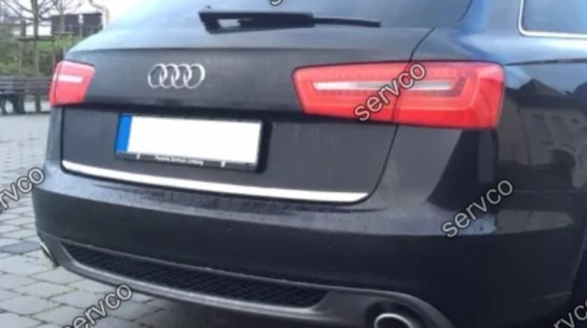 Difuzor evacuare bara spate Audi A6 4G C7 S line ABT Sline Avant ver1