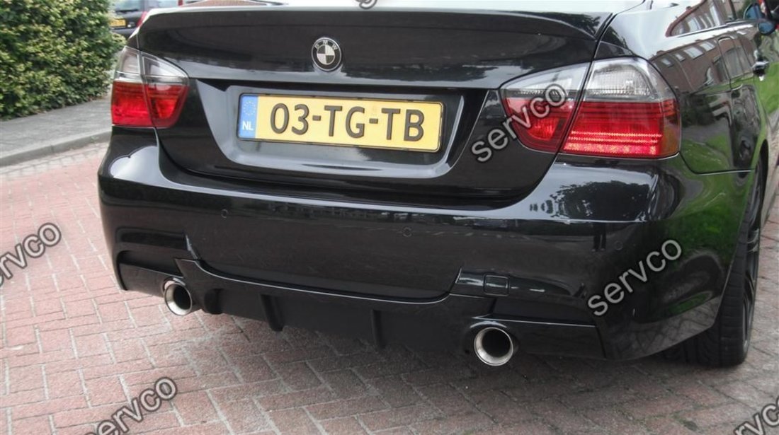 Difuzor evacuare spoiler bara spate BMW E90 E91 pachet M Aero 335 xi ver2