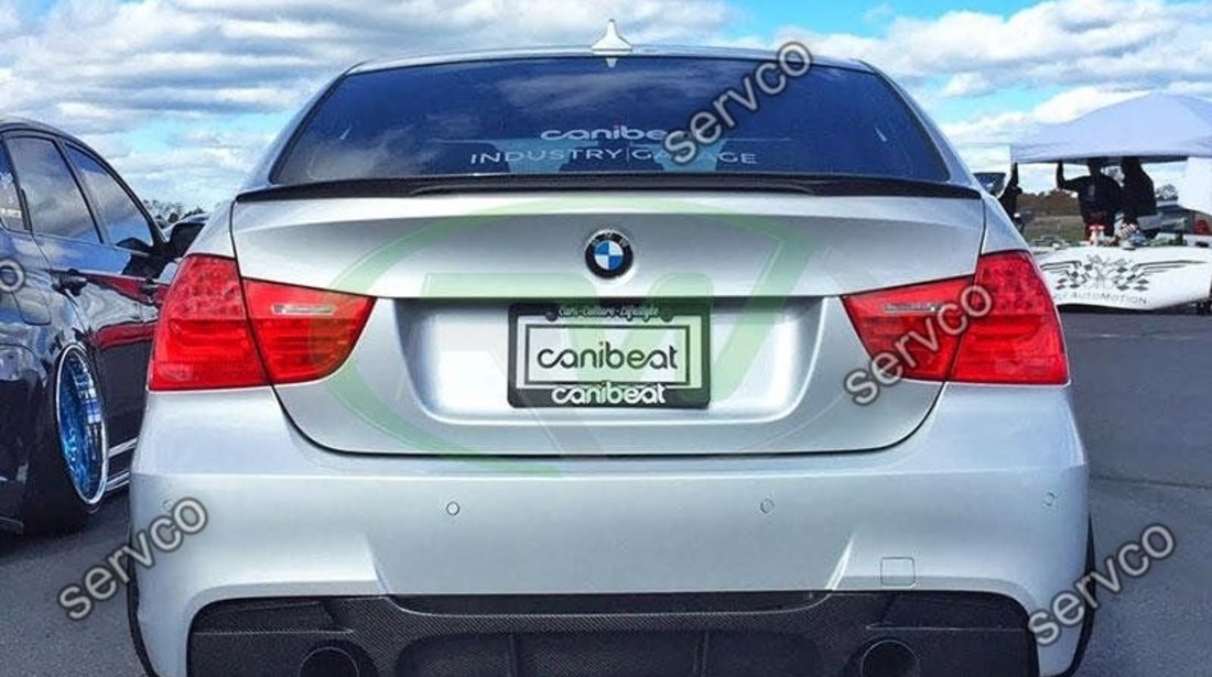 Difuzor evacuare spoiler bara spate BMW E90 E91 pachet M Aero 335 xi ver2