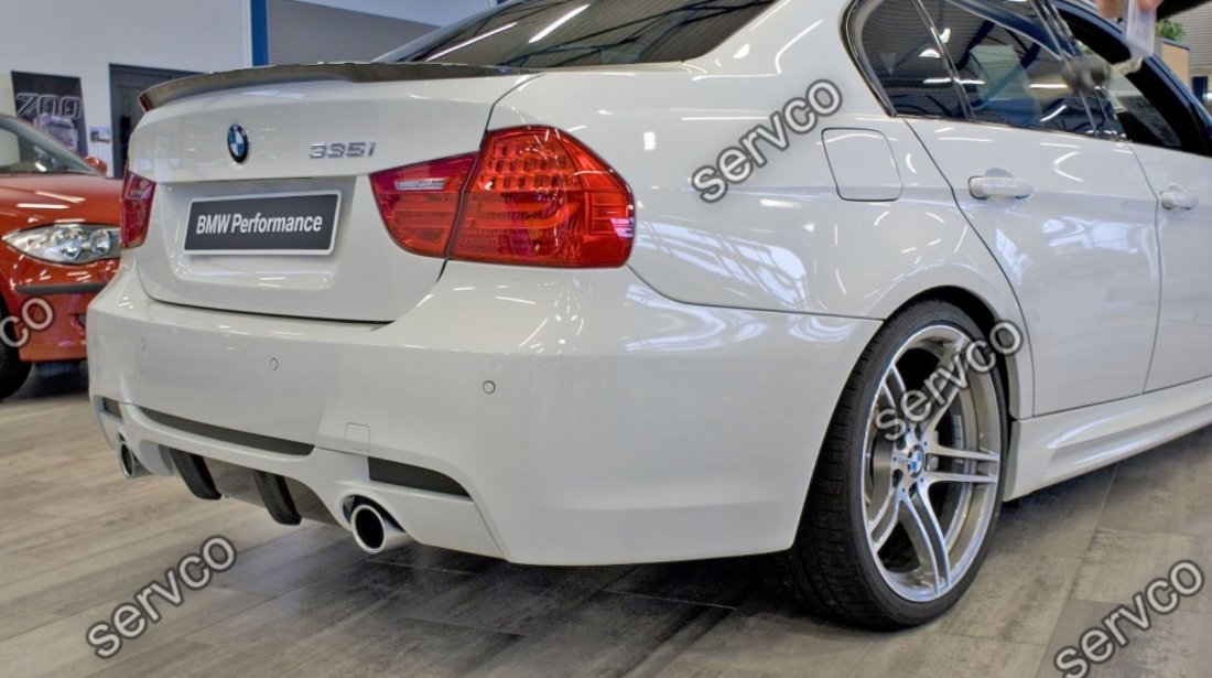 Difuzor evacuare spoiler bara spate BMW E90 E91 pachet M Aero 335 xi ver2