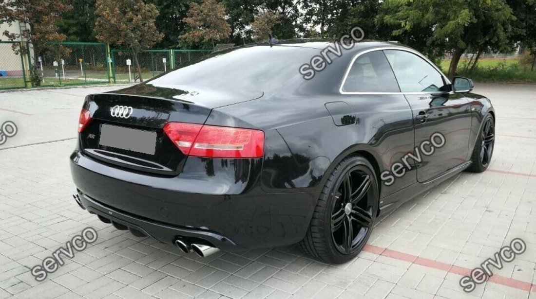 Difuzor evacuare spoiler tuning sport bara spate Audi A5 Coupe Cabrio ABT DTM S5 07-12 v9