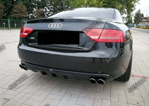 Difuzor evacuare spoiler tuning sport bara spate Audi A5 Coupe Cabrio ABT DTM S5 07-12 v9