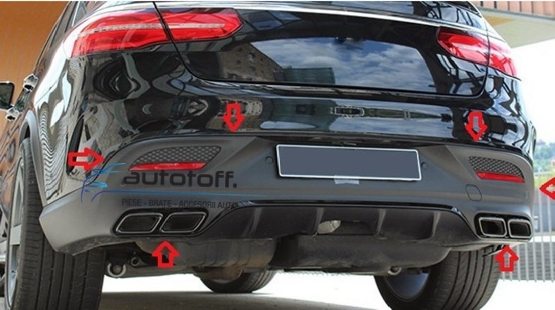 Difuzor GLE Coupe C292 (15-18) GLE63 Design Full Black