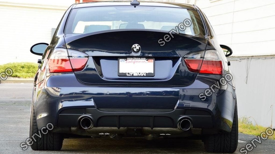 Difuzor lip buza spoiler bara spate BMW E90 E91 M3 335 xi pt bara pachet M v2