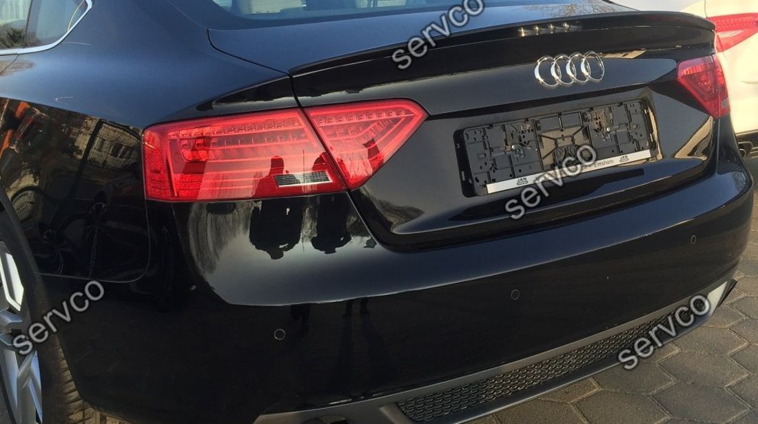 Difuzor lip Facelift buza tuning sport prelungire bara spate Audi A5 Sportback 2012-2015 v1