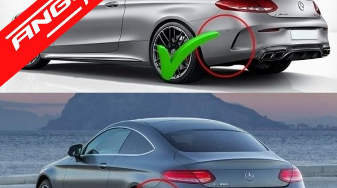 Difuzor MERCEDES C-Class C205 Coupe (2014-2019) Facelift C63S AMG