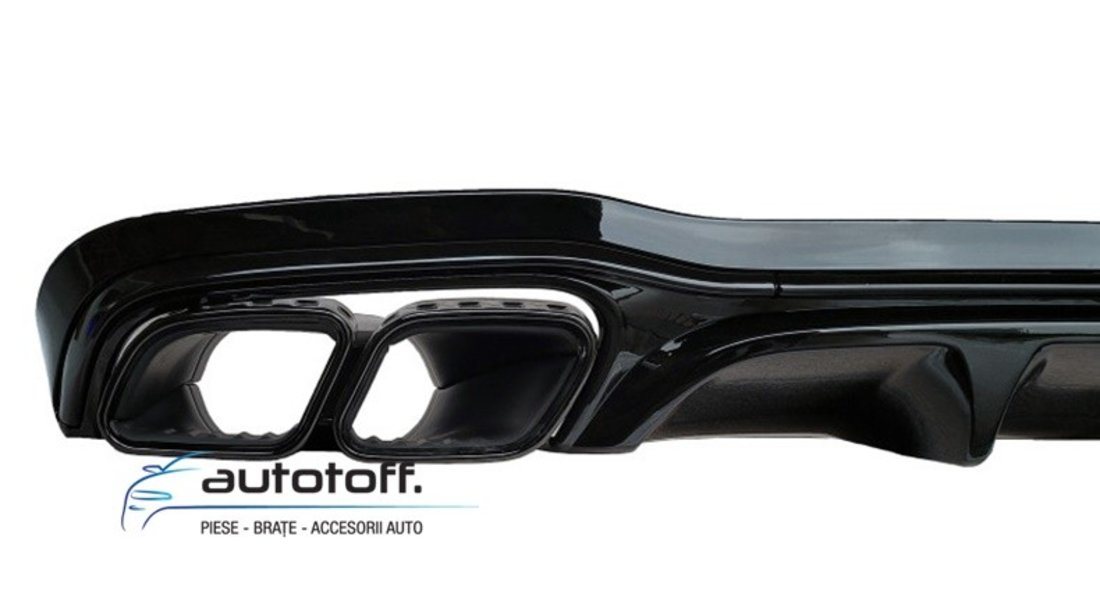 Difuzor Mercedes W213 E-Class (16-20) Negru lucios AMG63