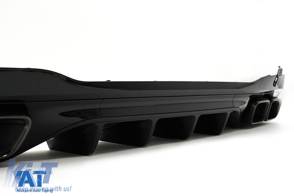 Difuzor pentru bara spate compatibil cu Mercedes C Class W206 S206 Sport Line (2021+) C63 Design
