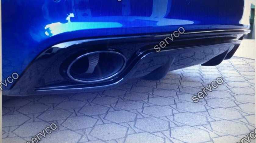 Difuzor prelungire adaos bara spate Audi A5 Coupe Cabrio Sline S5 2012-2015 Rieger v11