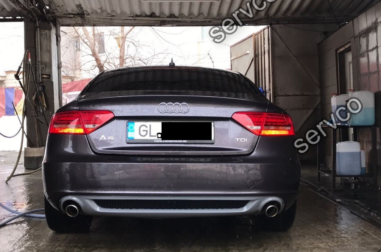 Difuzor prelungire bara spate tuning sport Audi A5 Sportback 2009-2012 Sline S5 v1