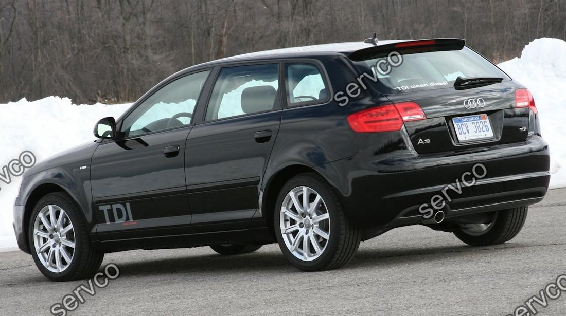 Difuzor prelungire S3 bara spate Audi A3 8P Coupe Sportback Facelift Sline Rs3 S-line 2008-2012 v4