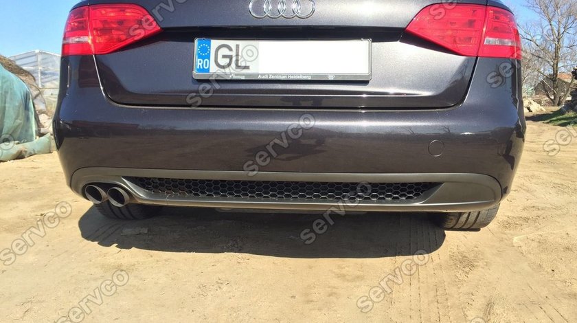 Difuzor prelungire spoiler bara spate AUDI A4 B8 S line S4 Rs4 ver6