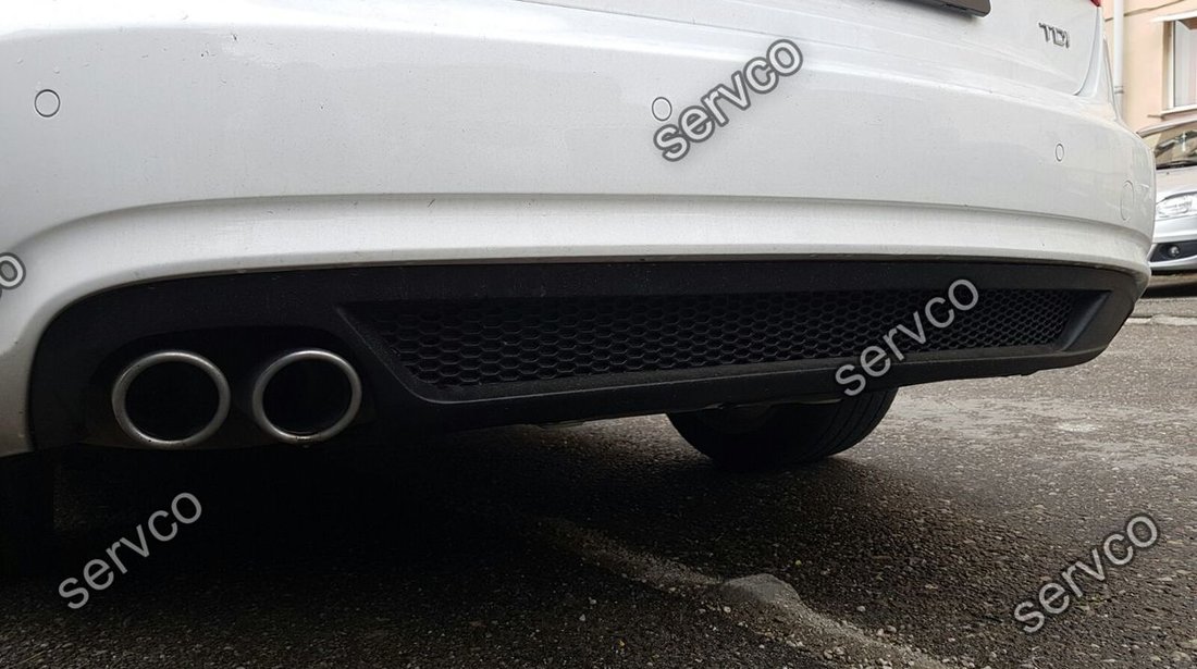 Difuzor prelungire spoiler bara spate AUDI A4 B8 2012-2015 FACELIFT Sline S4 Rs4 ver1