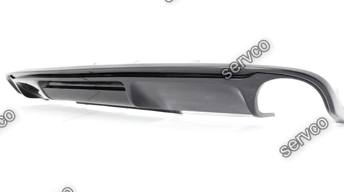 Difuzor prelungire spoiler bara spate AUDI A4 B8 FACELIFT Sline S4 Rs4 ABT Votex 2012-2015 v3