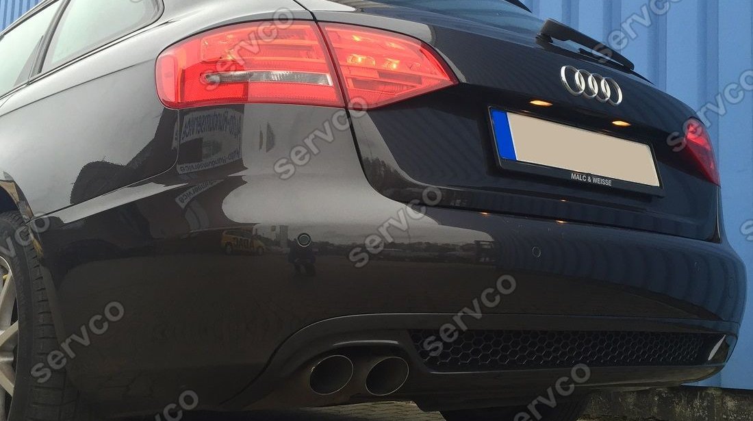 Difuzor prelungire spoiler bara spate AUDI A4 B8 S line S4 Rs4 ver6