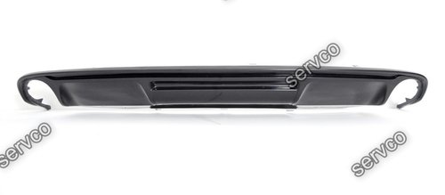 Difuzor prelungire spoiler bara spate AUDI A4 B8 FACELIFT Sline S4 Rs4 ABT Votex 2012-2015 v3