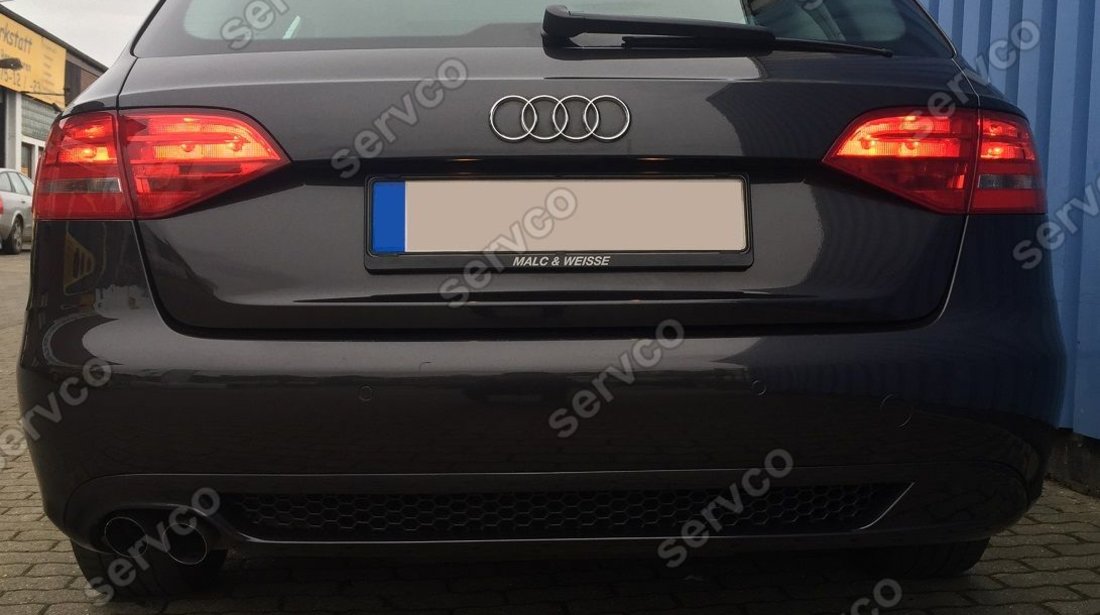 Difuzor prelungire spoiler bara spate AUDI A4 B8 S line S4 Rs4 ver6