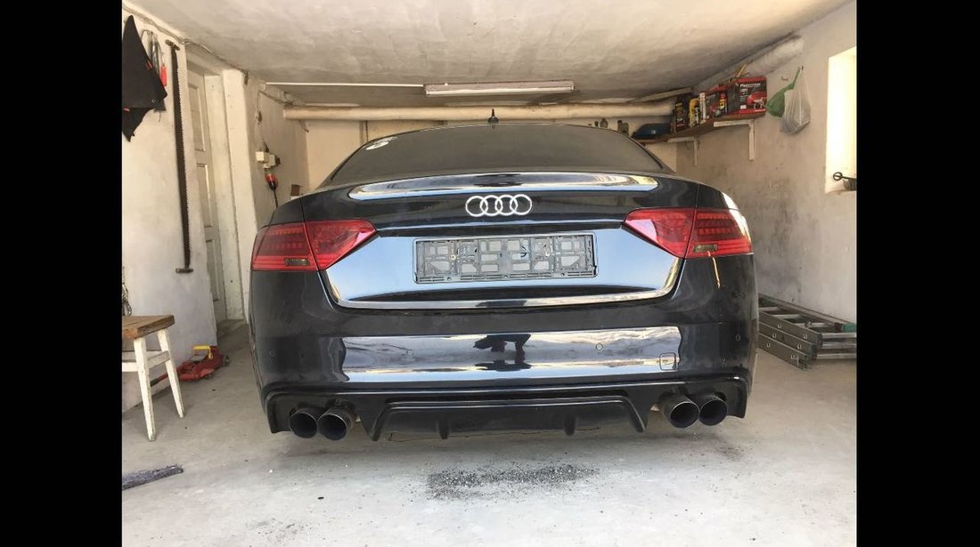 Difuzor prelungire spoiler bara spate audi A5 8T Coupe Cabrio 2012 2016 DTM S line S-line S5 Rs5 v6