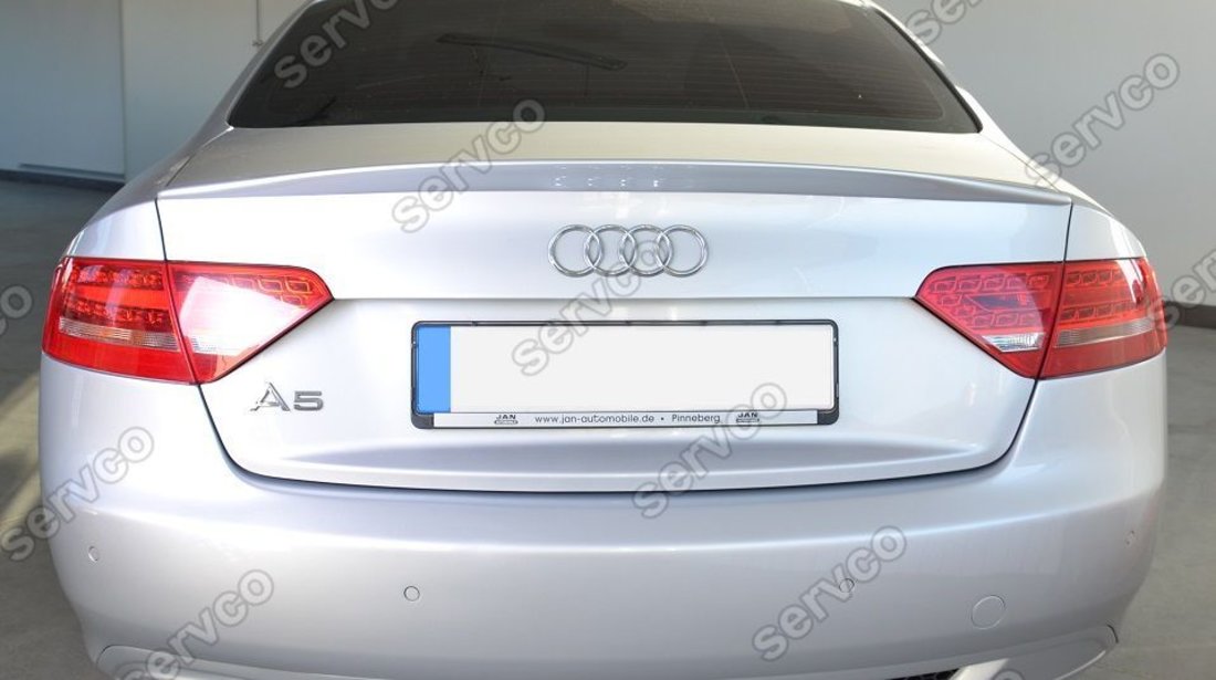 Difuzor prelungire spoiler bara spate audi A5 8T Coupe 2007 2011 Sline S5 Rs5 ver3