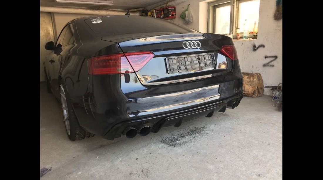 Difuzor prelungire spoiler bara spate audi A5 8T Coupe Cabrio 2012 2016 DTM S line S-line S5 Rs5 v6