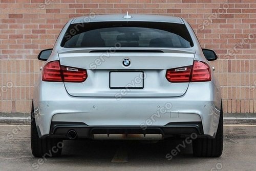 Difuzor prelungire spoiler bara spate M Pachet BMW F30 F31 Performance Mpack sport Aero