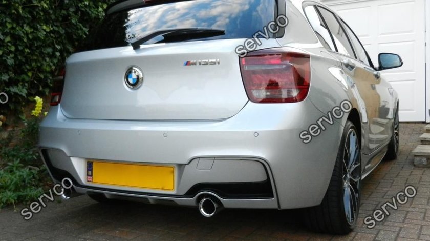 Difuzor prelungire tuning sport bara spate BMW F20 F21 Seria 1 Hamann Mpack Perfomance ver1