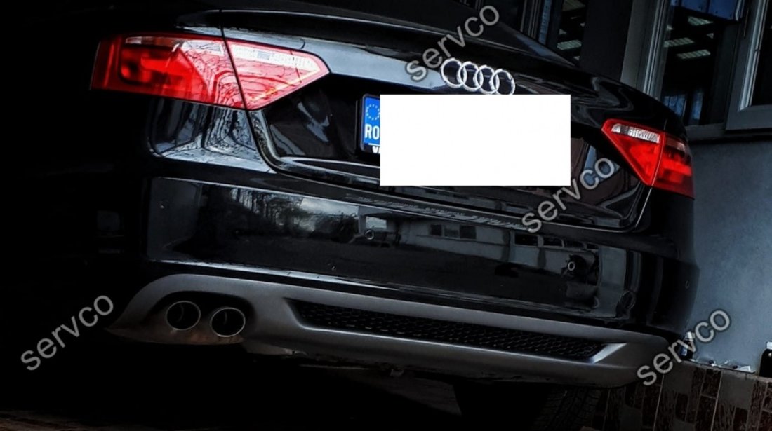 Difuzor S line S5 bara spate Audi A5 Sportback 2009-2012 v3