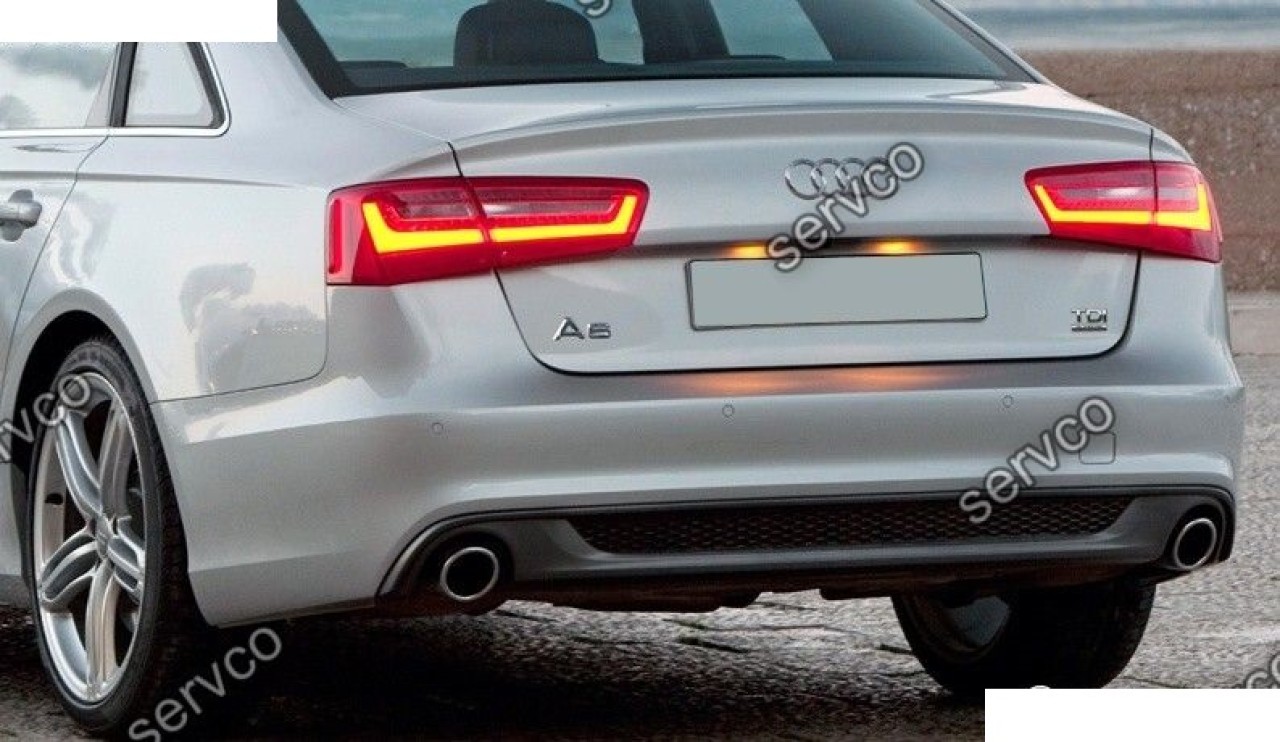 Difuzor Sline Audi A6 4G C7 ABT 2011-2014 v1