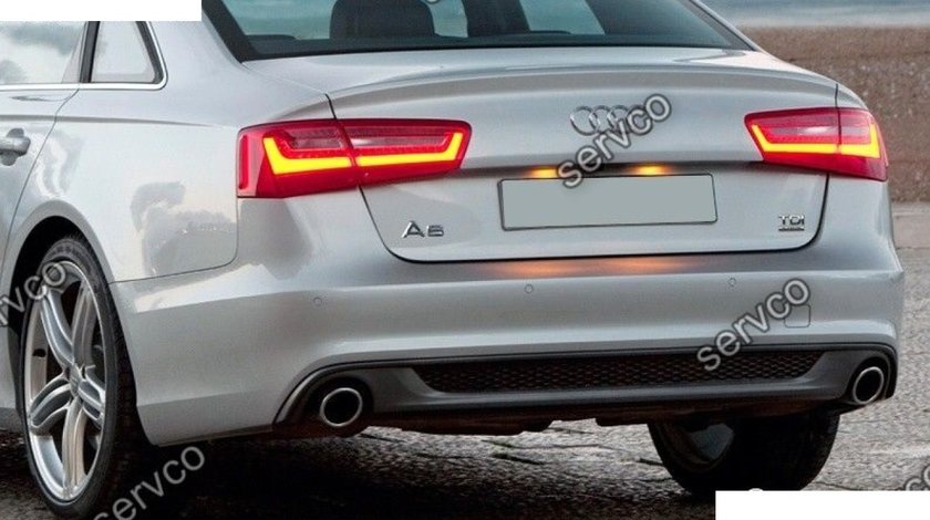 Difuzor Sline Audi A6 4G C7 ABT 2011-2014 v1