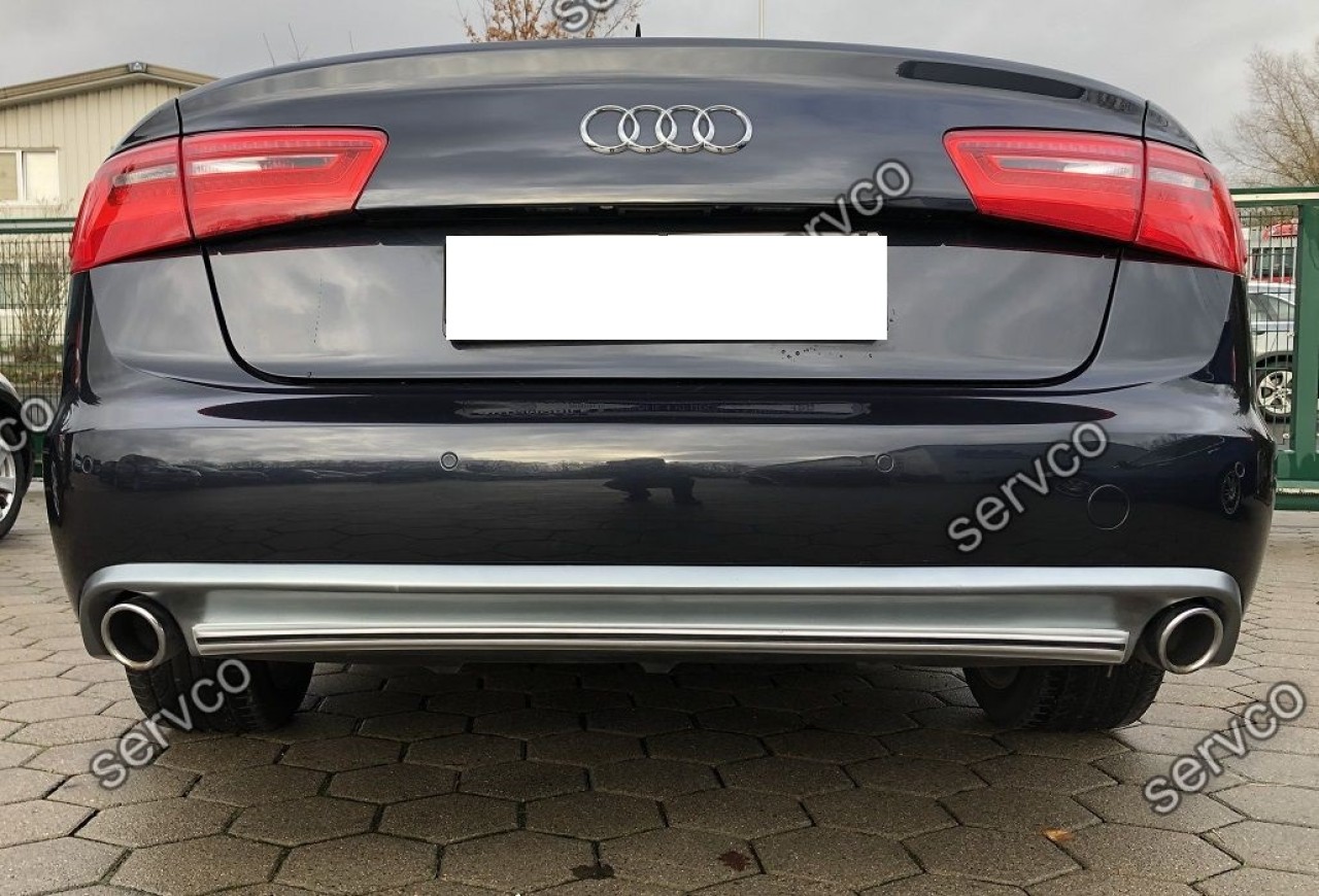 Difuzor Sline bara spate Audi A6 C7 4G S6 2012-2014 v5