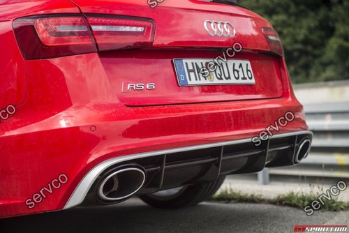Difuzor Sline bara spate Audi A6 C7 4G S6 RS6 2012-2014 v6