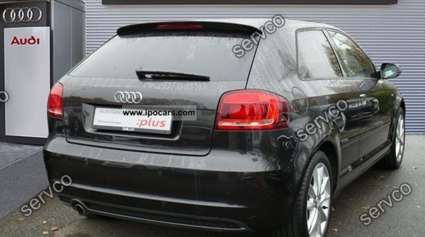 Difuzor spoiler bara spate Audi A3 8P Coupe Sportback Facelift Sline Rs3 S3 S-line 2008-2012 v4