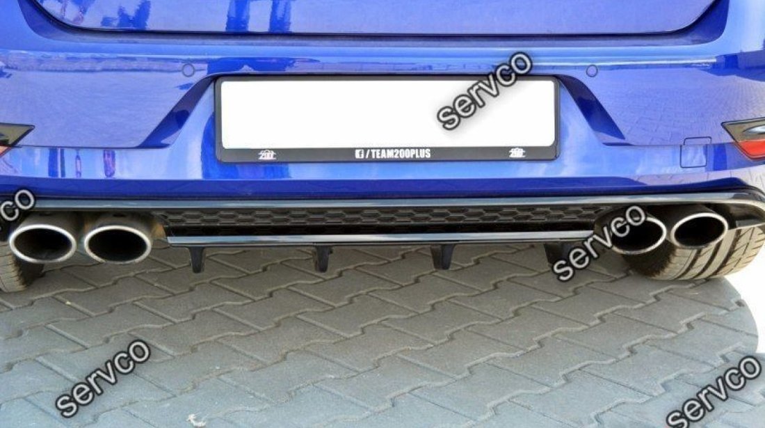 Difuzor spoiler prelungire bara spate Volkswagen Golf 7 Mk VII R Polift 2017-2019 v17