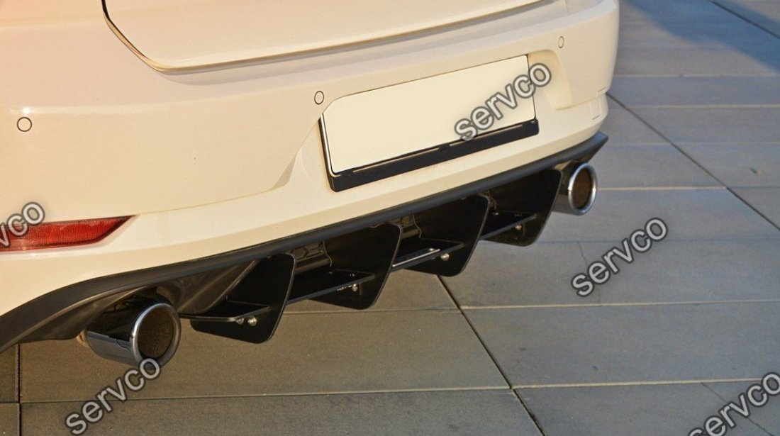 Difuzor spoiler prelungire bara spate Volkswagen Golf 7 Mk VII GTI Facelift 2017-2019 v4