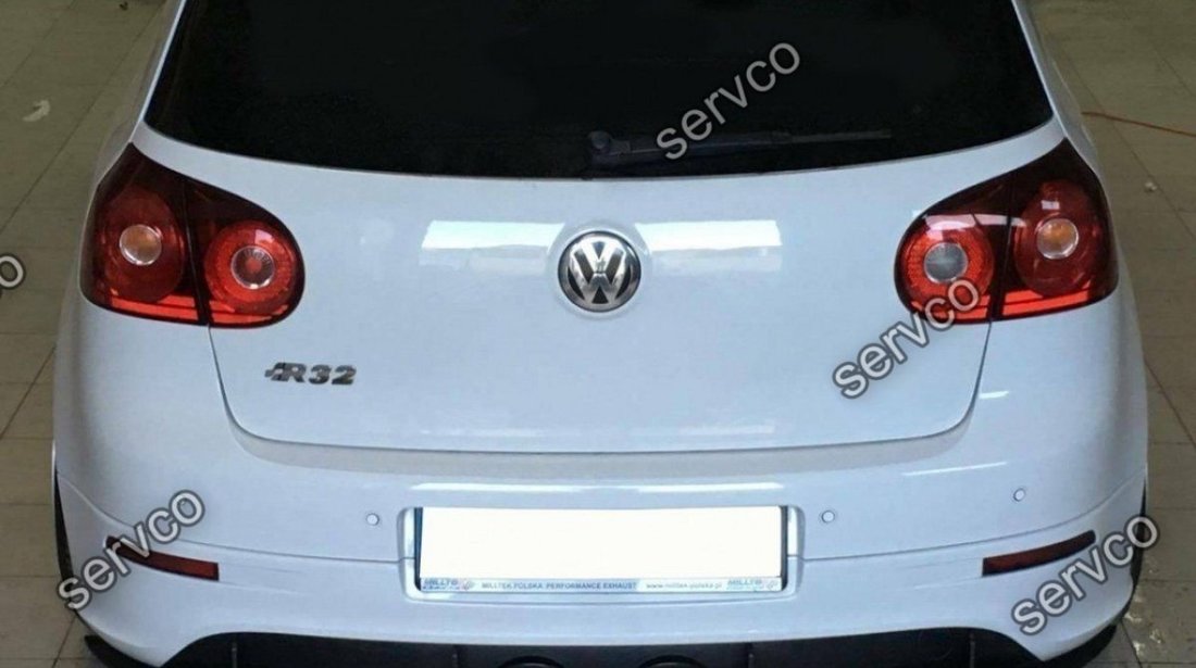 Difuzor spoiler prelungire bara spate Volkswagen Golf 5 Mk V R32 2003-2008 v10