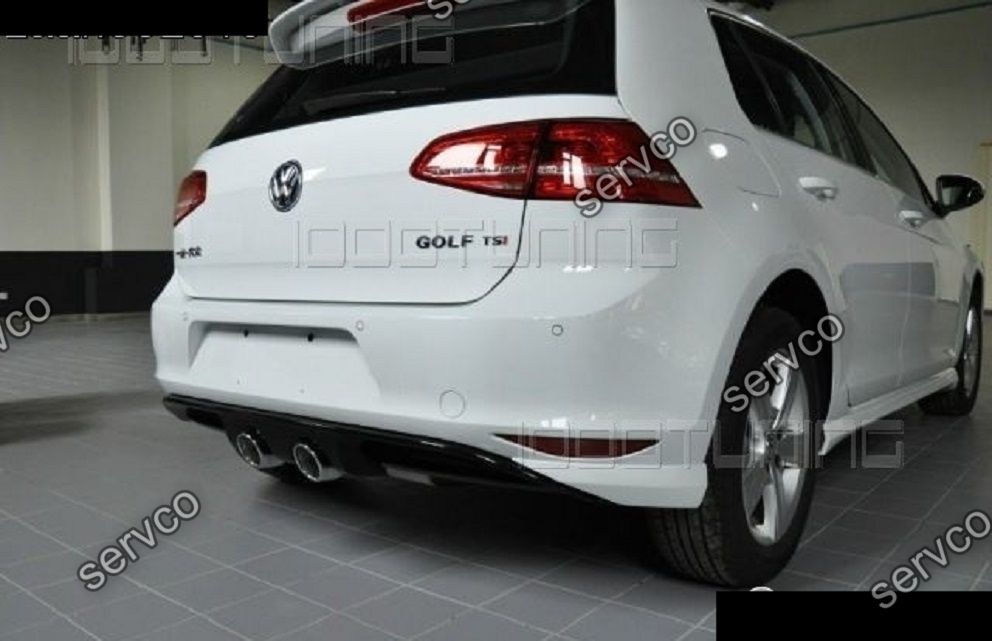 Difuzor spoiler prelungire bara spate VW Golf 7 GTI R ver2