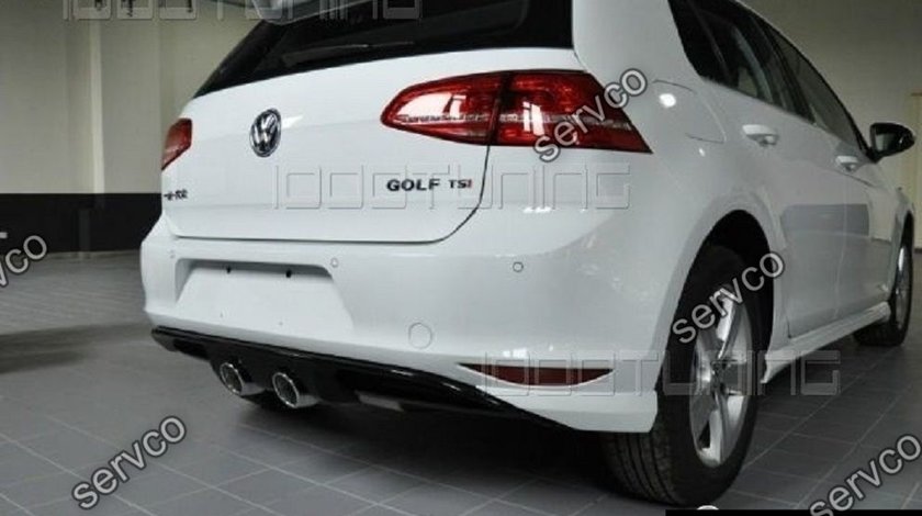 Difuzor spoiler prelungire bara spate VW Golf 7 GTI R ver2