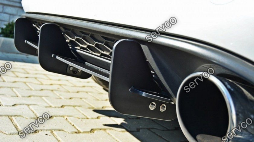 Difuzor spoiler prelungire splitter bara spate Volkswagen Golf 7 Mk VII GTI 2012-2016 v6