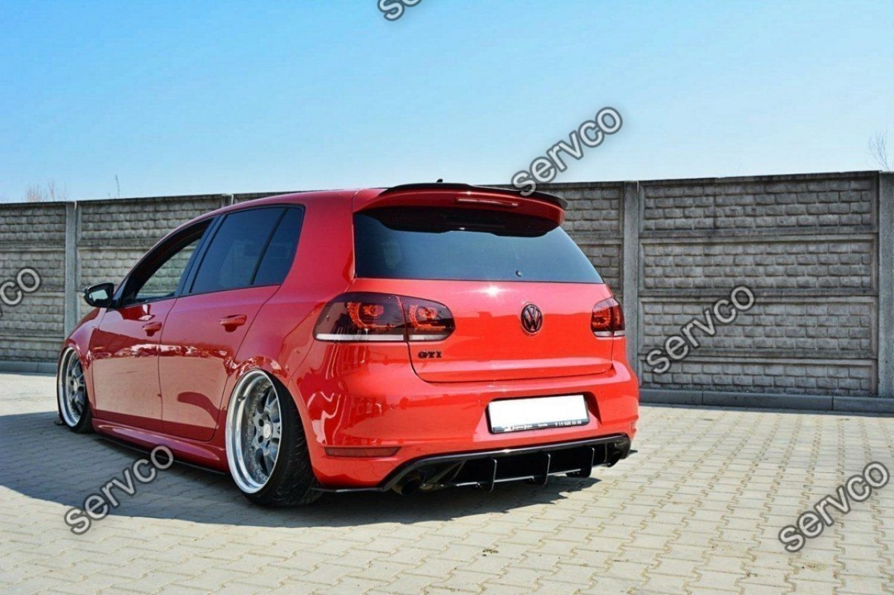 Difuzor spoiler prelungire splitter bara spate Volkswagen Golf 6 Mk VI GTI 35TH 20082012 v5