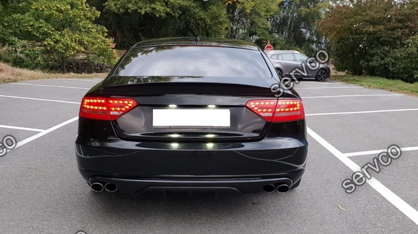 Difuzor spoiler tuning sport bara spate Audi A5 Sportback ABT S5 Sline S line 09-12 v2